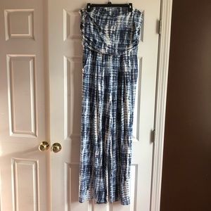 Beautiful Tie Dye Strapless Jumpsuit